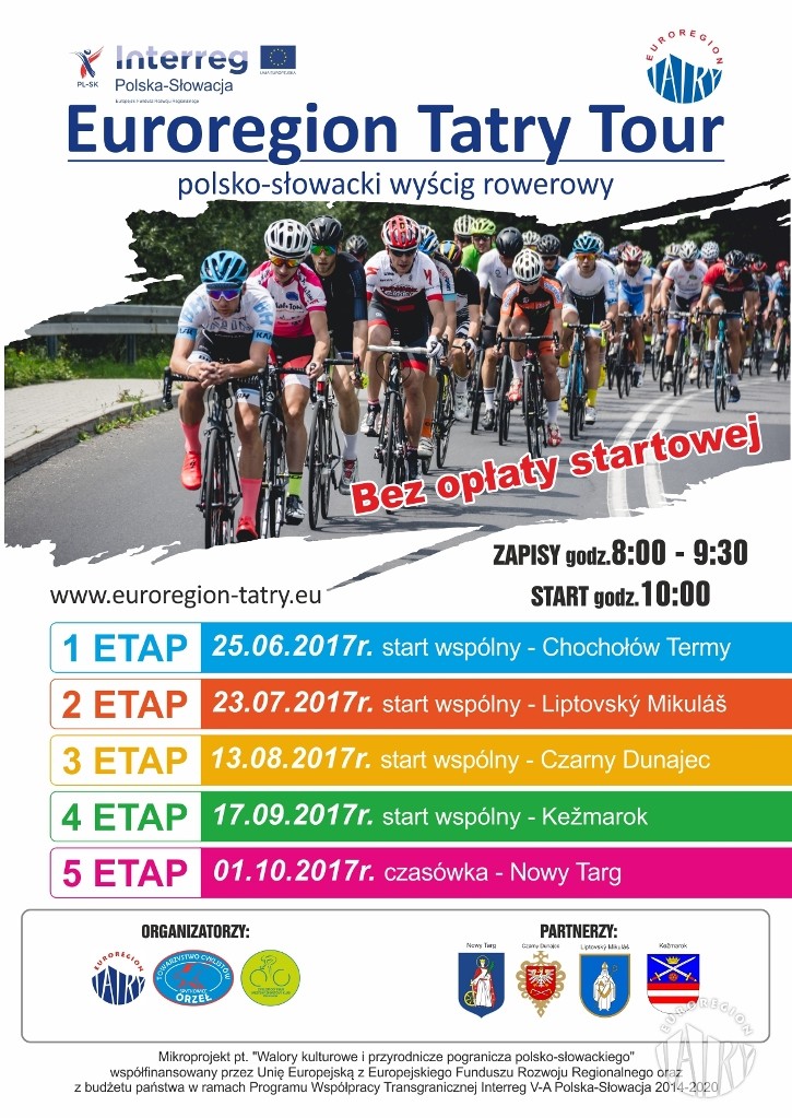 Polsko-słowacki wyścig rowerowy Euroregion Tatry Tour