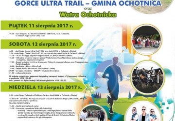 Międzynarodowy Festiwal Biegów Górskich Gorce Ultra Trail - Gmina Ochotnica już w najbliższy weekend