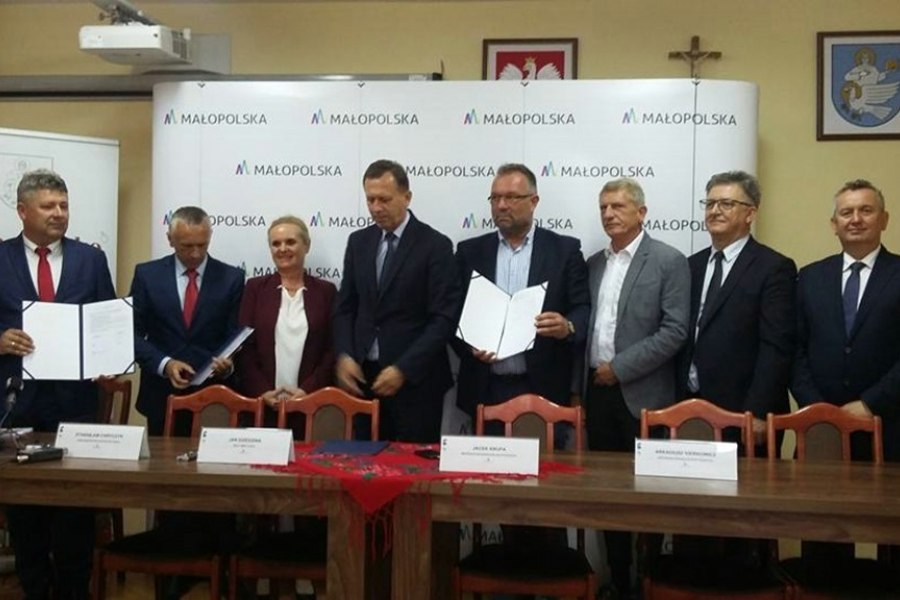 Trasa rowerowa VeloDunajec - umowy podpisane