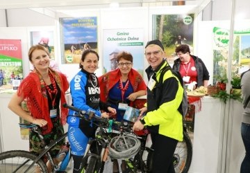 Gmina Ochotnica promuje się na VIII Międzynarodowych Targach Rowerowych w Kielcach