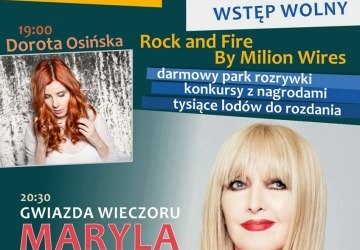Zaproszenie na koncert Maryli Rodowicz w Starym Saczu