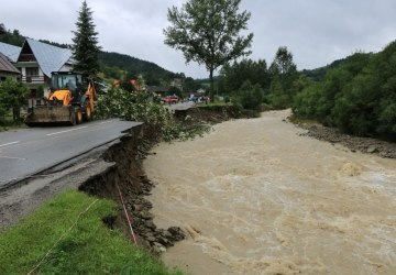 Zdjęcia z powodzi w Gminie Ochotnica Dolna