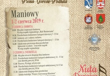 II Przegląd Folkloru Pienin - Gorców - Podhala w Maniowach