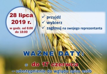 Upływa termin na zgłaszanie kandydatur na  Członków Rady Powiatowej Małopolskiej Izby Rolniczej