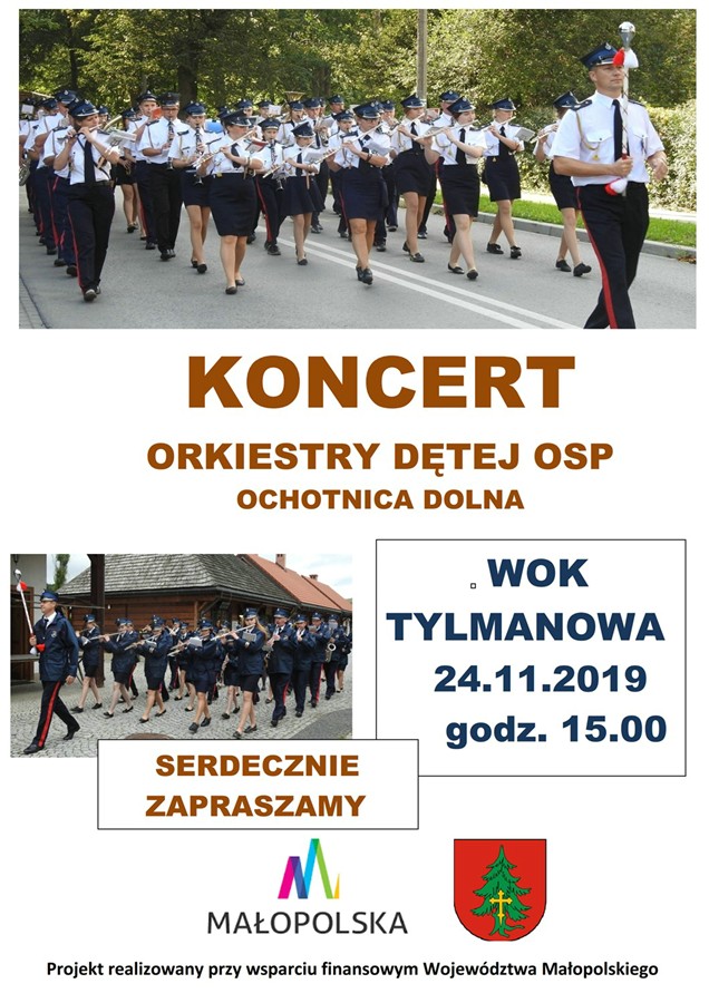Orkiestra Dęta OSP z Ochotnicy Dolnej zagra w Tylmanowej
