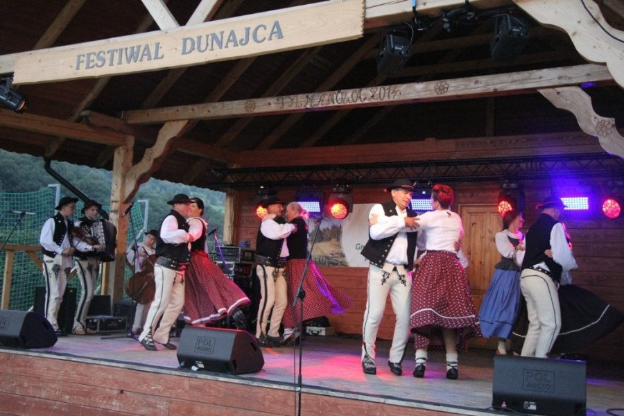 Muzyka, śpiew i taniec nad Dunajcem – relacja z Festiwalu Dunajca w Tylmanowej