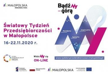 Światowy Tydzień Przedsiębiorczości w Małopolsce 8-14 listopada 2021 r. Jedyne takie święto przedsiębiorczości w regionie!