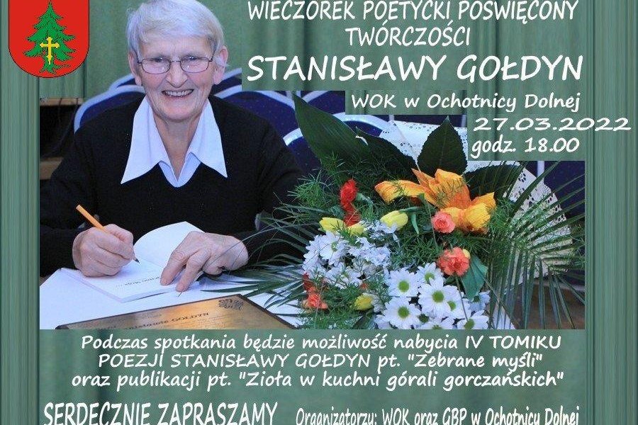 Wieczór poetycki Stanisławy Gołdyn